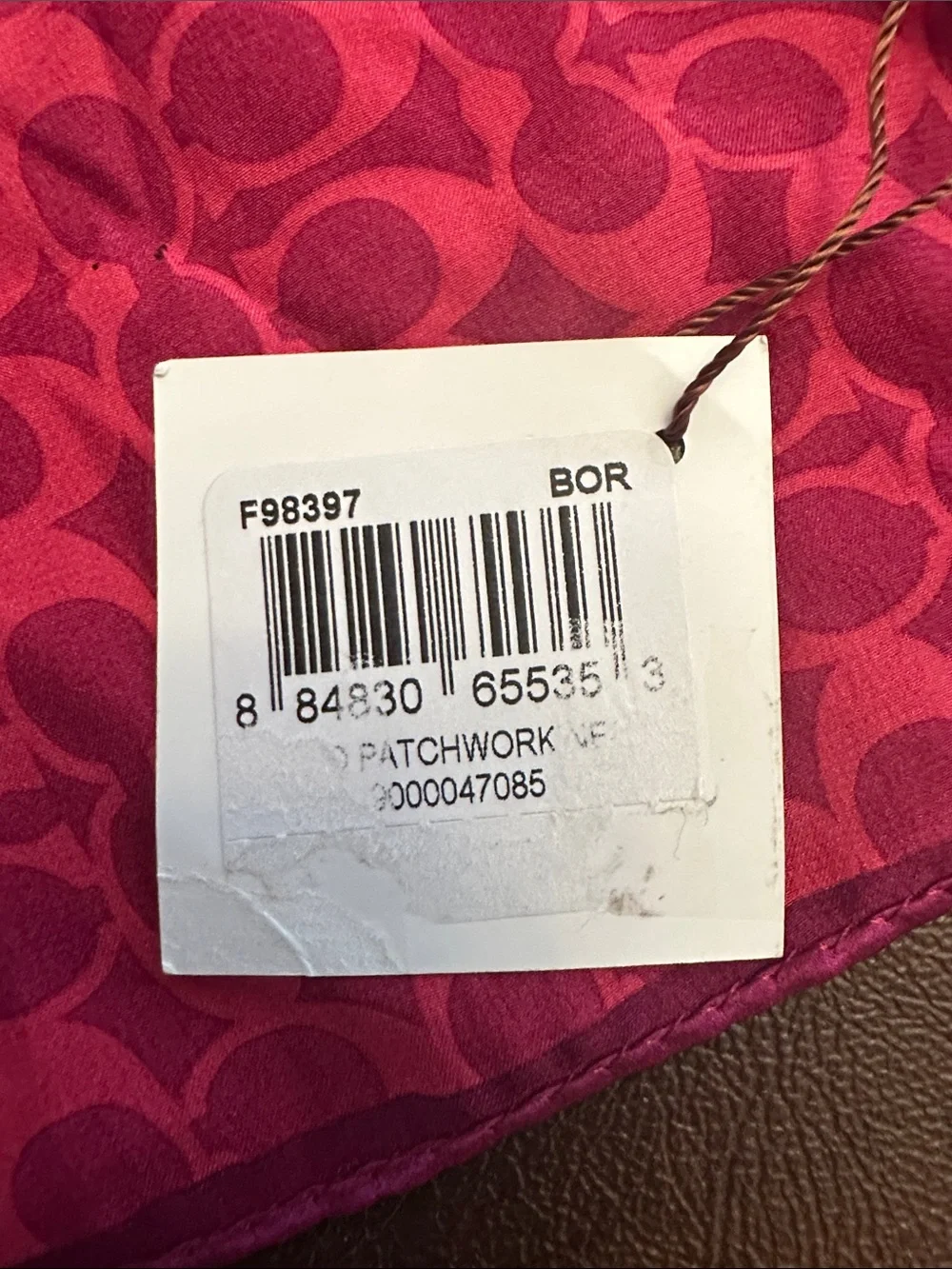 Coach square silk